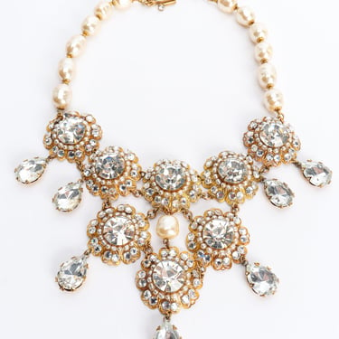 Baroque Pearl & Crystal Necklace II