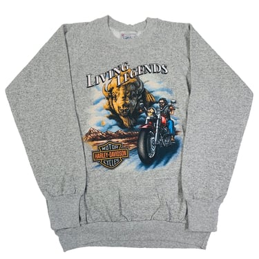 Vintage Harley-Davidson "Living Legends" Raglan Sweatshirt