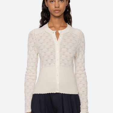 Mila L/S Sweater - White