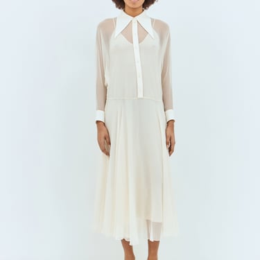 Chloé Women Silk Shirt Dress