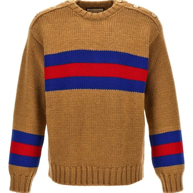 Gucci Men Web Ribbon Sweater