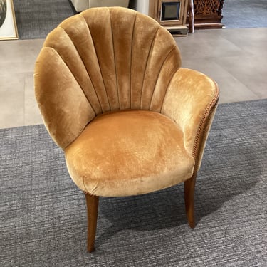 Asymmetrical Shell Back Chair