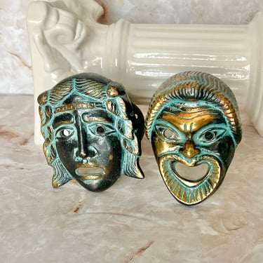 Amazing Wall Hooks, Drama Masks, Greece, Hellenic Art, Home Decor, Sustainable Living, Mid Century Vintage 