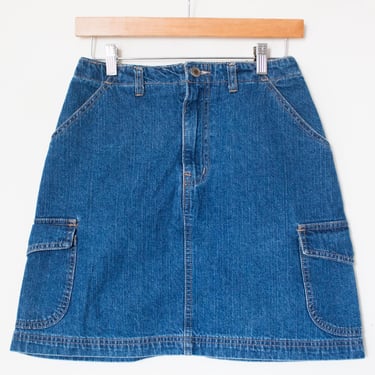 ◆GLOWNY◆ WESTERN MINI SKIRT VINTAGE BLUE GY25HSDN201 WESTERN MINI SKIRT (VINTAGE BLUE) - GLOWNY