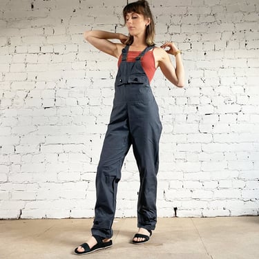 Czech Vintage Cotton Dungarees - Military Workwear Overalls Grey Blue - Unisex - Vintage - Various Sizes - Boilersuit 