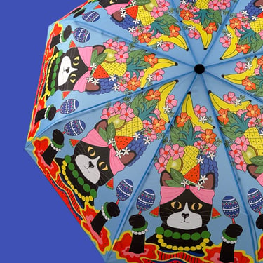 Kitty Cat Carmen Miranda Umbrella
