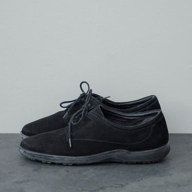 black suede tennis shoes | black suede sneakers | US 6.5N 