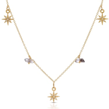 Diamond Star Midnight Necklace
