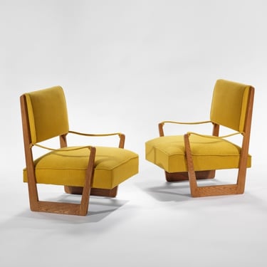 Marcel Gascoin Pair of Armchairs