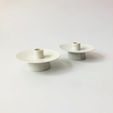 MCM Rosenthal Porcelain Candle Holders - Set of 2 