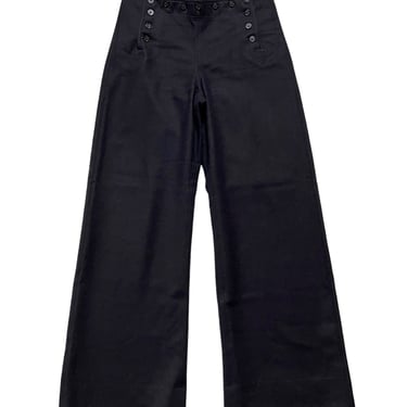 Vintage 1940s WWII US Navy Wool Bellbottom Trousers / Pants ~ 30 x 30.5 ~ USN ~ Unisex ~ Bellbottoms 