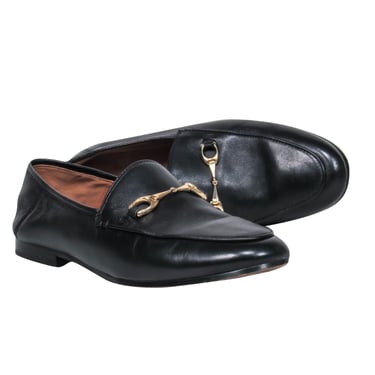 Coach - Black Leather Loafers w/ Horsebit Sz 6