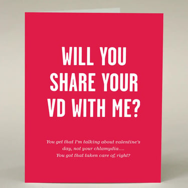 Will You Share Your VD with Me?