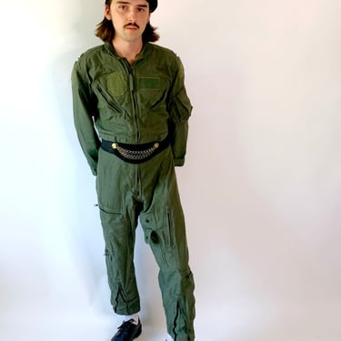 Green Military Flightsuit