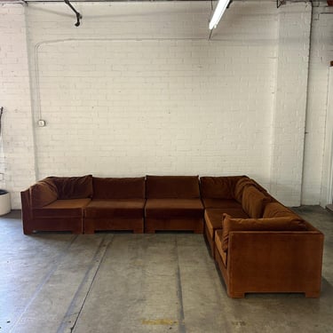 Modular Sofa in Rust Orange 