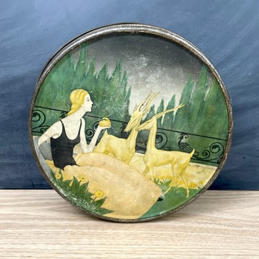 Loose-Wiles Biscuit Co. art deco tin - vintage advertising 