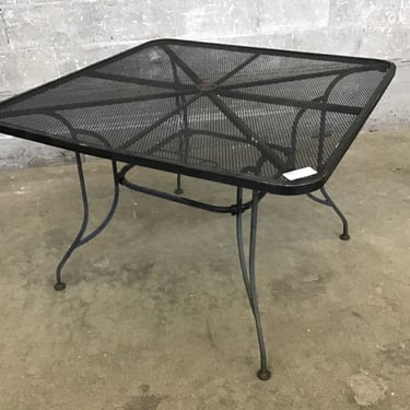Expanded Steel Patio Table (Seattle)