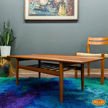 Danish Modern teak coffee table by Grete Jalk for Glostrup
