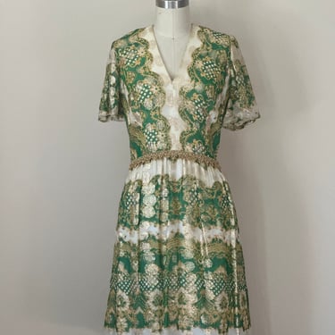 50s 60s Party Cocktail Dress Vintage Small Medium 