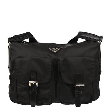 Prada Black Nylon Shoulder Bag