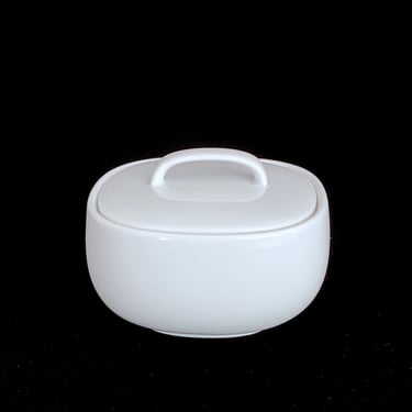 Vintage Rosenthal Studio Linie SUOMI White Porcelain Small Bowl with Lid Timo Sarpaneva Design 1970s 