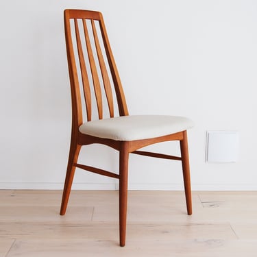 Danish Modern Niels Koefoed Teak Eva Chair for Koefoeds Hornslet Made in Denmark 