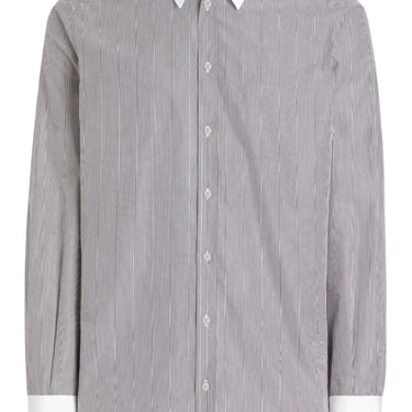 Dolce & Gabbana Men Striped Cotton Shirt