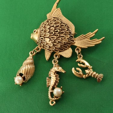 Marine Life Brooch