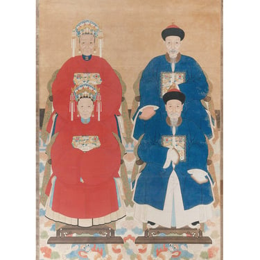 Qing Dynasty Era Ancestral Portrait