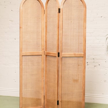 Rattan Arch Room Divider