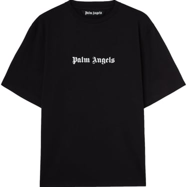 Palm Angels Men Classic Logo Cotton T-Shirt