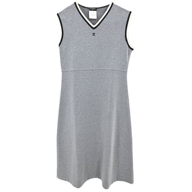 Chanel 1998 Sleeveless Dress Gray #38