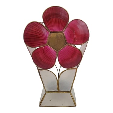 Capiz Shell Topiary Flower Vase/Pencil Cup 