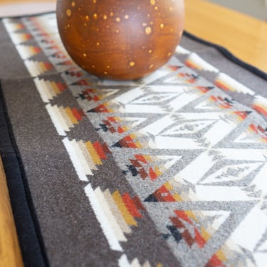 TABLE RUNNER with PENDLETON Wool - Pacific Crest pattern - Reversible Half Length - Handcrafted in Portland 