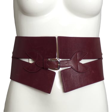 TEMPERLEY- NWT Brown Double Strap Leather Belt, Waist-26