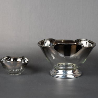 Silver Dorothy Thorpe Ombre Glass Dish Set