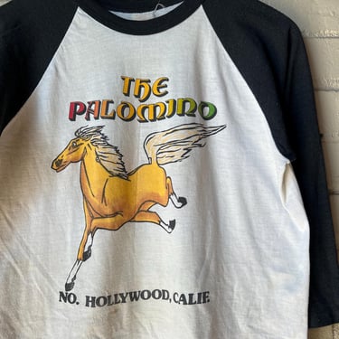 Sm Med, Vintage 1980s The Palomino Club T-shirt, Hollywood, California 