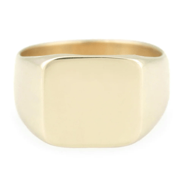 Modern Classic Signet - 14k Gold