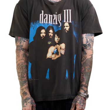 Vintage 1992 Danzig Dirty Black Summer Tour T-Shirt