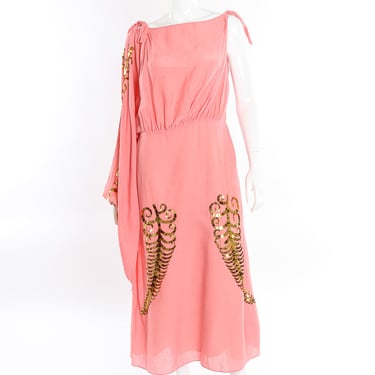 Sequin Embellished Midi Dress