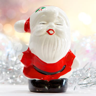 VINTAGE: 1950s - Santa Salt Shaker - Pepper Shaker - Made in Japan - Holiday, Whimsical, Home Decor, Saint Nicholas, Kris Kringle 