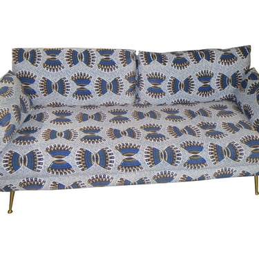 Sofa+Ottoman (CONSIGNED, 76"x36"x26", Ademi Velvet)