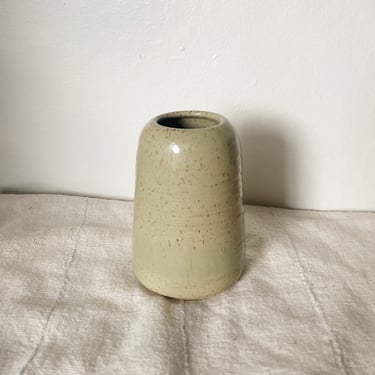 Sage Speckled Rounded Vase