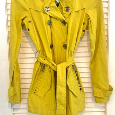Private Listing Burberry Citrine Yellow Trench Coat 