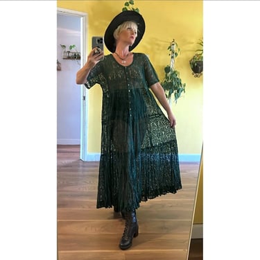 chinese dress ladies Dark Green Long Sleeves Prom Dress,Lace Mermaid Prom Dress,Prom Dress –  Simidress main image 1