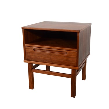 Nils Jonsson Walnut Nightstand Side Table HJN Mobler Denmark 