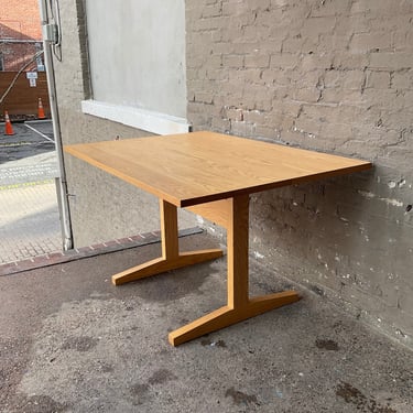 Oak Trestle Table, Made in Vermont