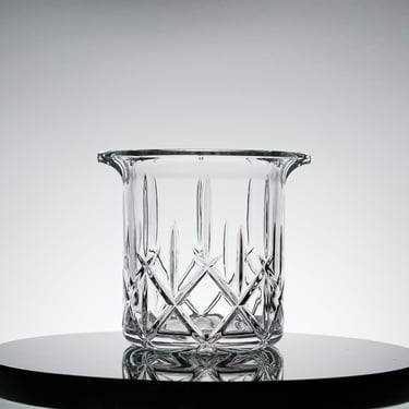 Vintage Crystal Ice Bucket Design VTG Wine Bottle or Champagne Cooler Drink and Barware Cocktail Party Decor Vintage Glassware 