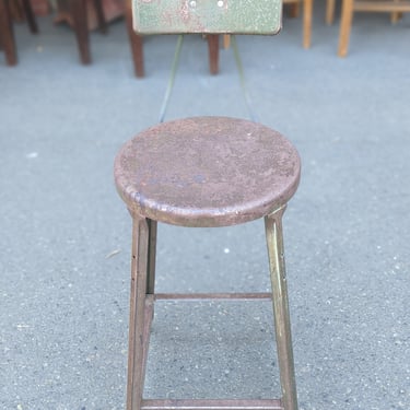 Vintage Steel Bar Stool Chair