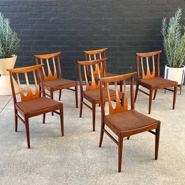 Set of 6 Mid-Century Modern “Brasilia” Sculpted Teak Dining Chairs by G-Plan, c.1960’s 